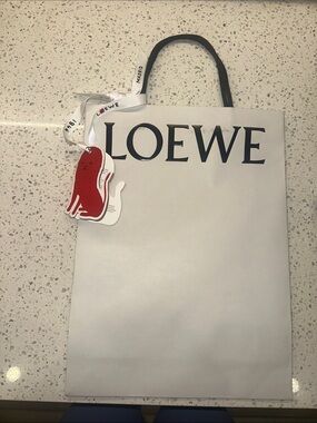 Loewe bag ribbon and booklet ready for gifting
